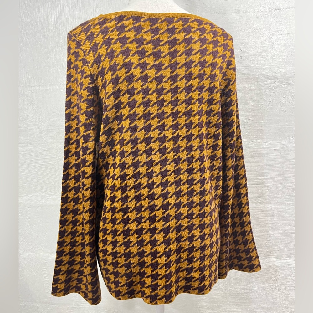 ANN TAYLOR HOUNDSTOOTH SWEATER NEW WITH TAG (365) - Picture 6 of 16